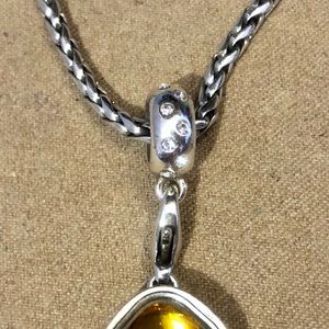 🆕Listing 🆕 Brighton Callisto Snap bead Adapter for clip-on charms Silver Retired